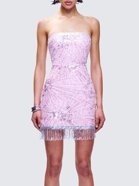 Finesse Jocelyn Pink Sequin Mini Dress